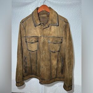 Suede Trucker Jacket